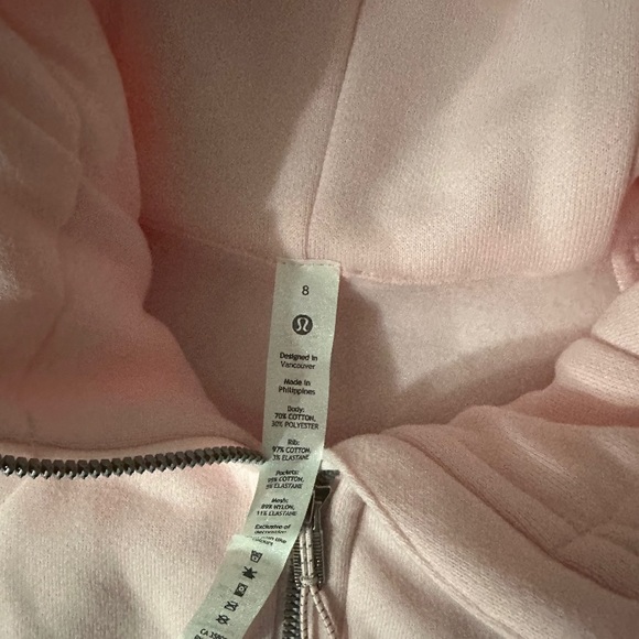 Strawberry Milkshake Lululemon Full Zip Scuba - Picture 5 of 5